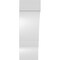 Ekena Millwork 6-in. W x 6-in. D x 18-in. H Balboa Architectural Grade PVC Knee Brace BRCP06X06X18BOA - alternate 6